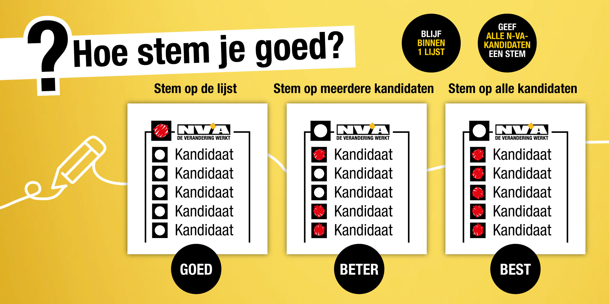 Hoe stem je goed?