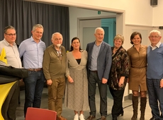 Jan Peumans, gastspreker met de burgemeester en mandatarissen