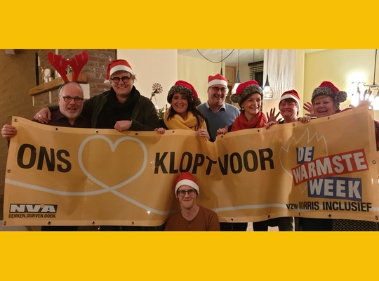 Een warm kerstfeest voor vzw Morris Inclusief en de warmste week Een warm kerstfeest voor vzw Morris Inclusief en de warmste week
